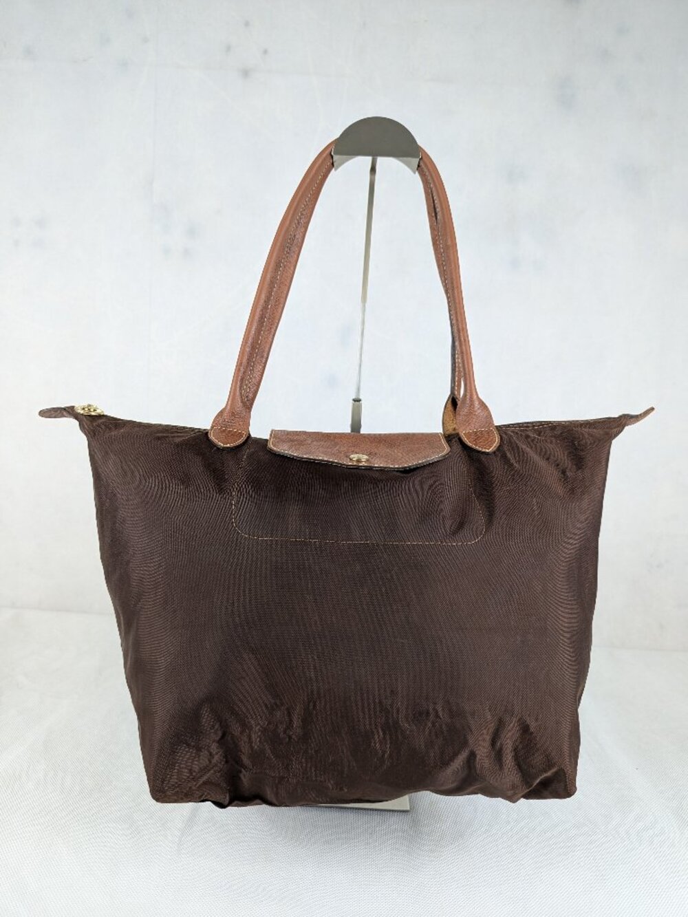 Longchamp Brown Nylon Tote | Le Pliage Shoulder Bag | Classic & Timeless Style
